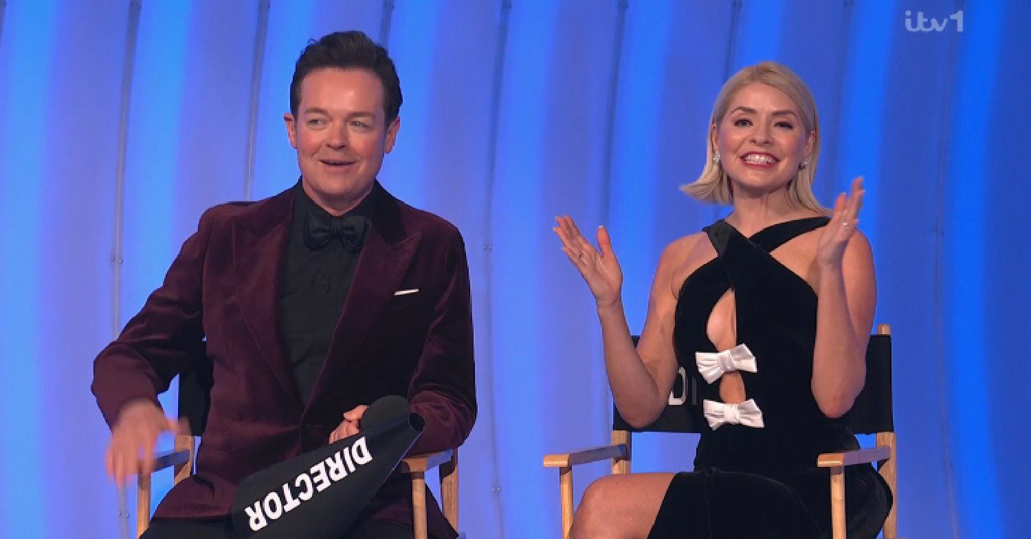 Stephen Mulhern and Holly Willoughby on Dancing On Ice