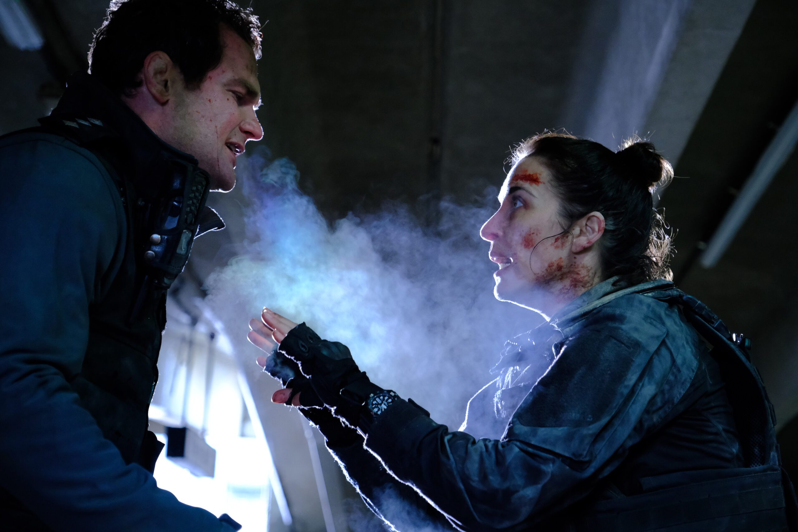 Mark Stanley and Vicky McClure as Thom and Lana in Trigger Point series 2