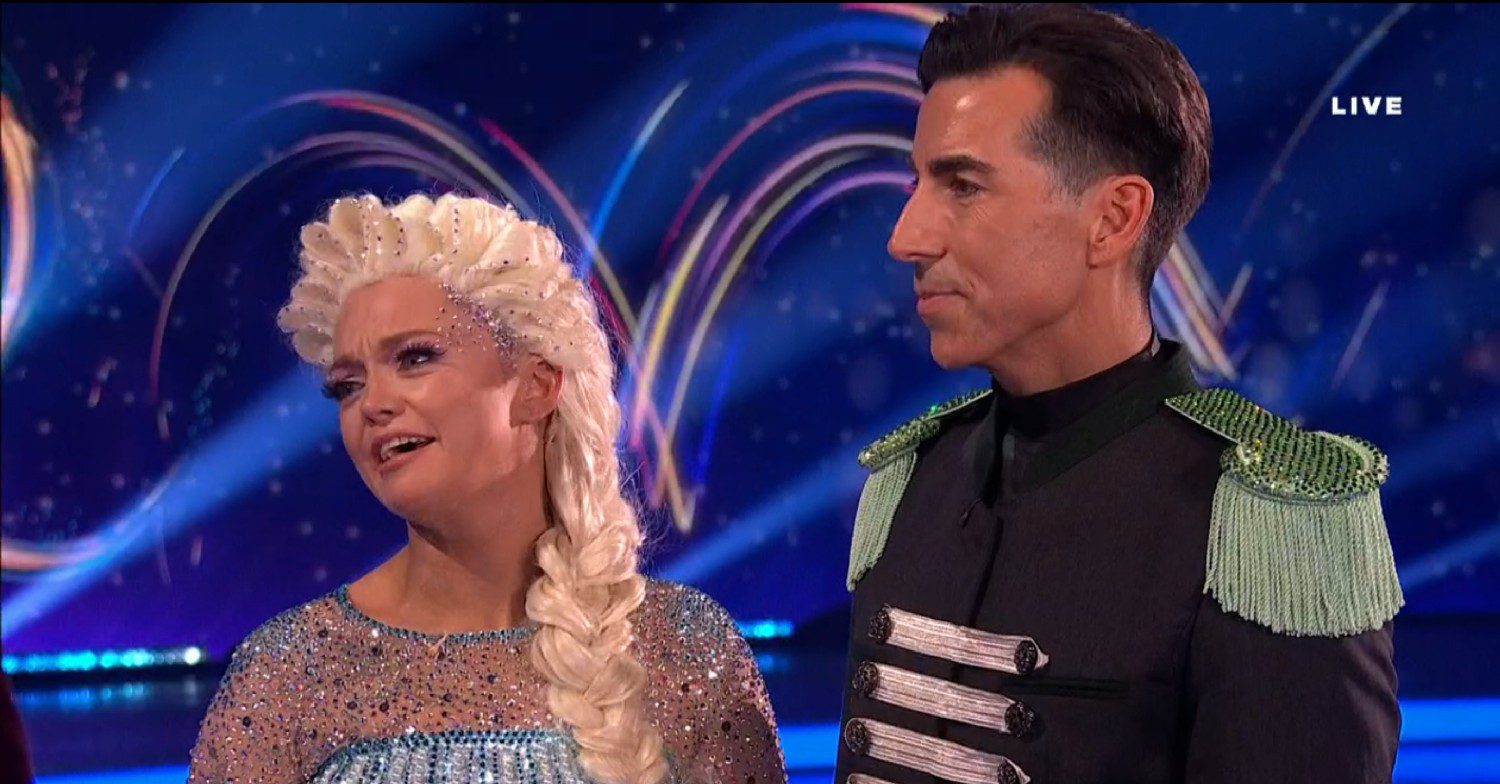 Hannah Spearritt and Andy Buchanan on Dancing On Ice 2024