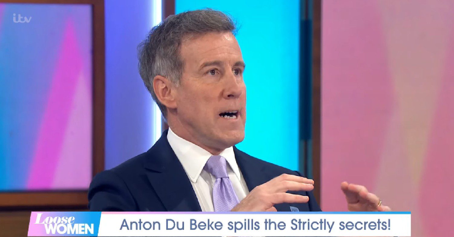 Anton Du Beke speaking on Loose Women