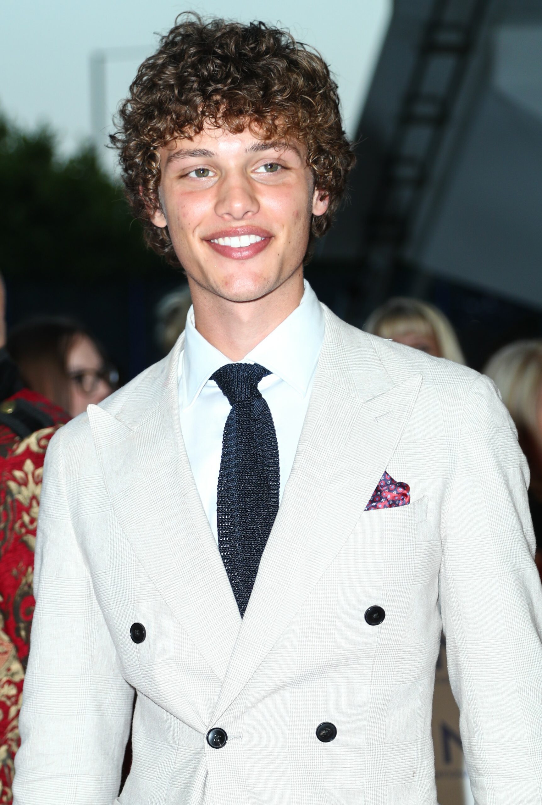 Bobby Brazier smiling at the NTAs