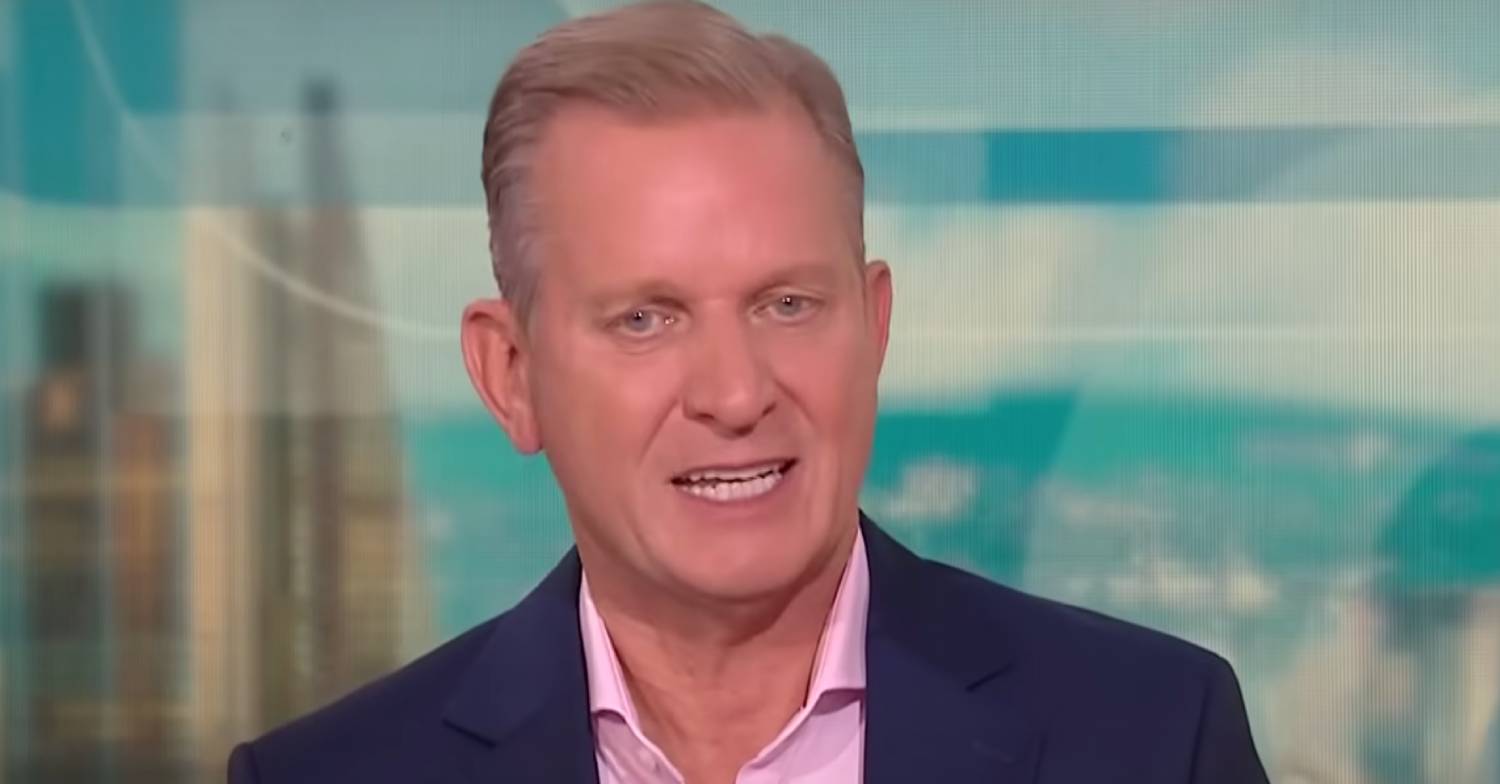 Jeremy Kyle looks annoyed