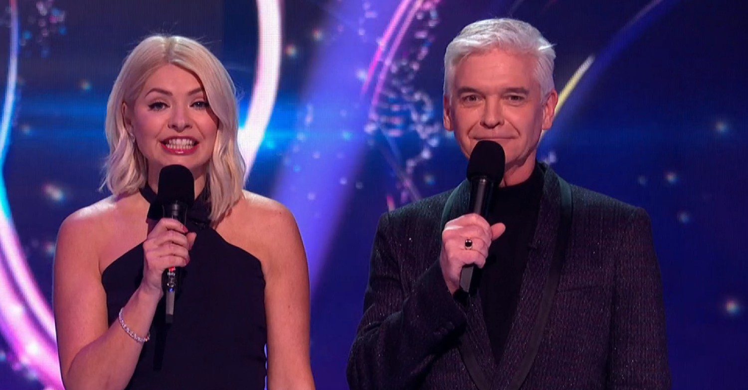 Holly Willoughby and Phillip Schofield on Dancing On Ice