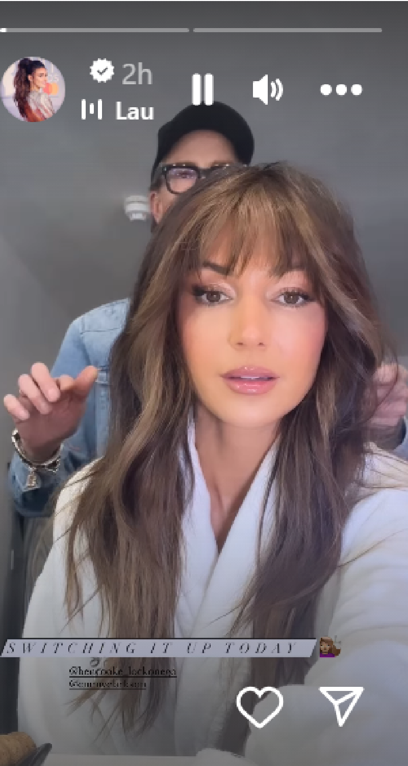 Michelle Keegan shows off new hair on Instagram