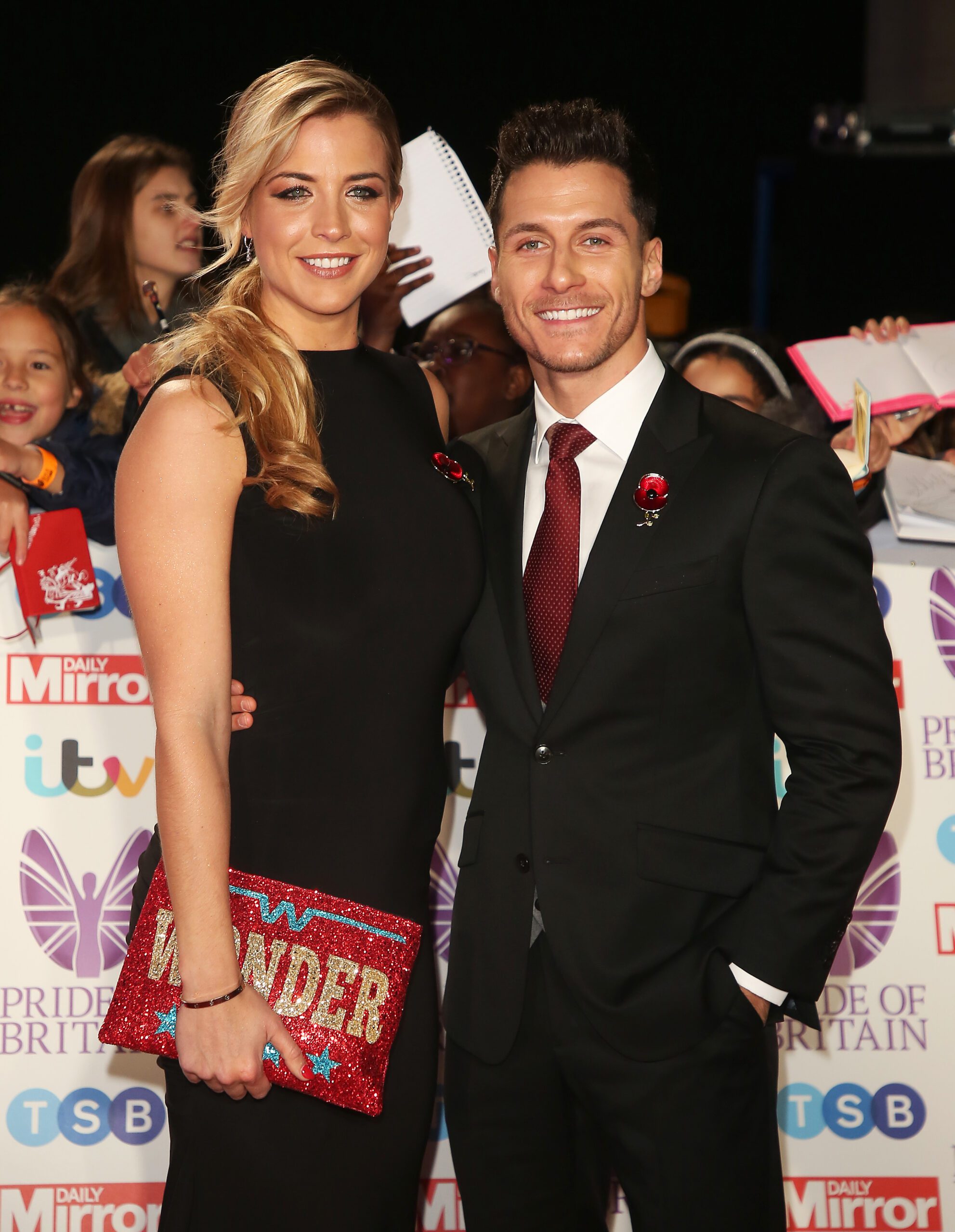 Gemma Atkinson and Gorka Marquez on the red carpet 