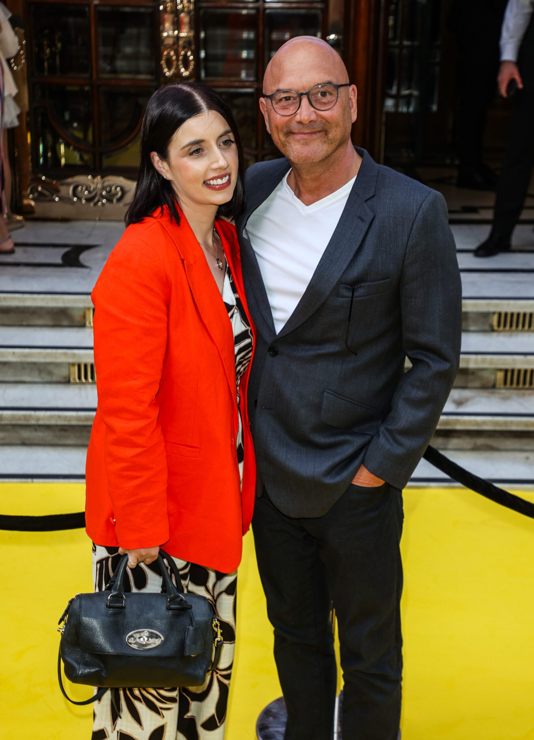 Gregg Wallace and Anne-Marie Sterpini smiling