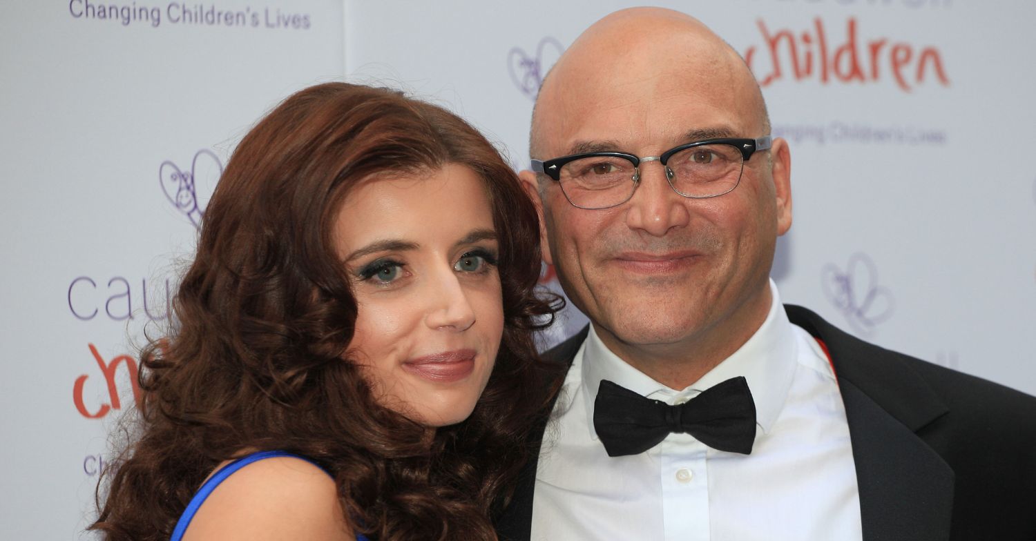 Gregg Wallace and Anne-Marie Sterpini smiling