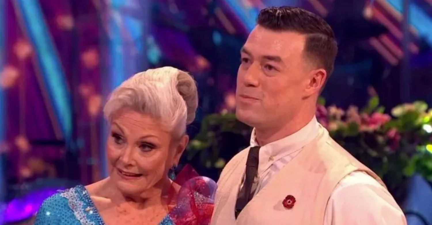 Angela Rippon and Kai Widdrington on Strictly