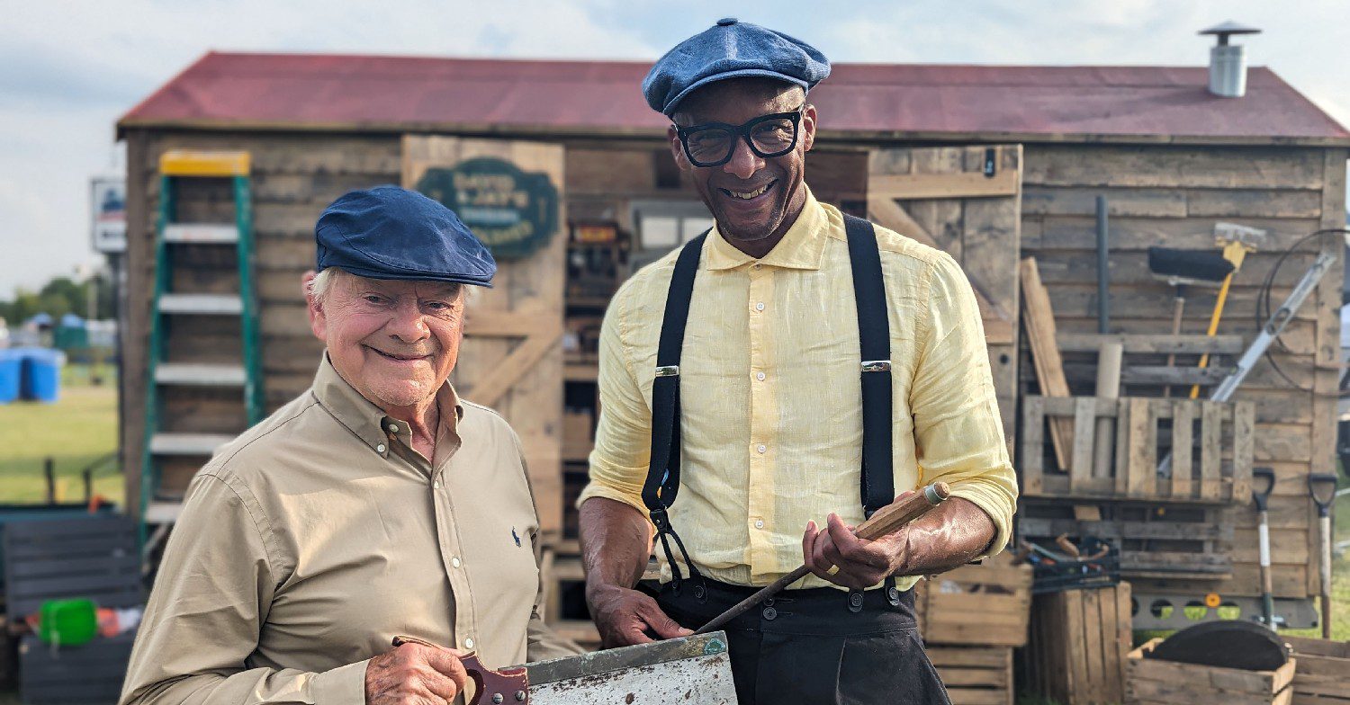 Sir David Jason and Jay Blades