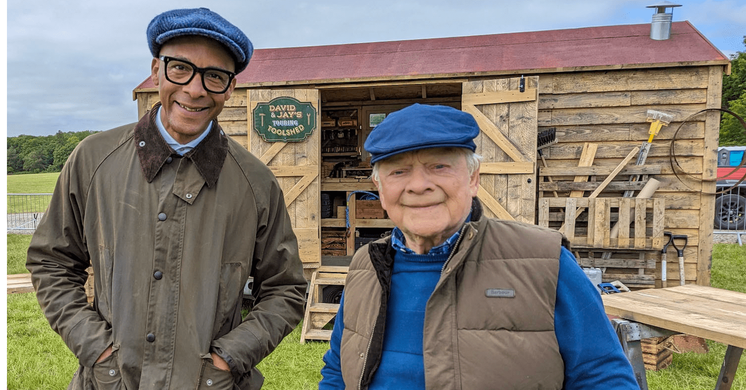 Jay Blades and Sir David Jason 