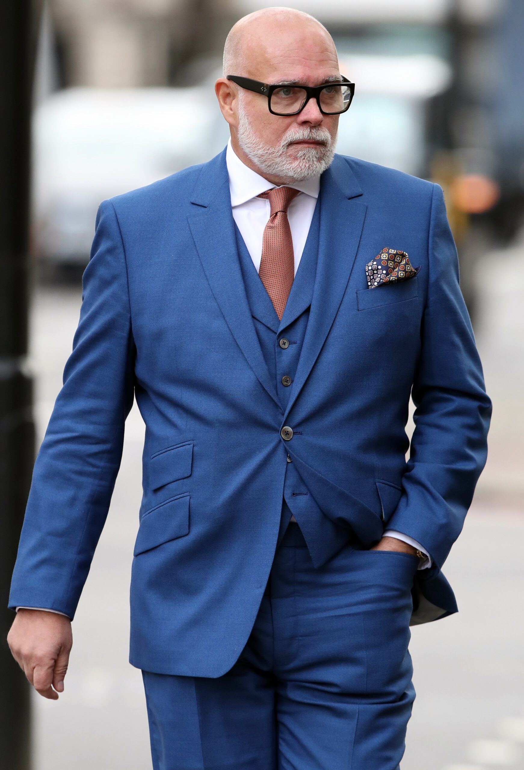 Gary Goldsmith in blue suit