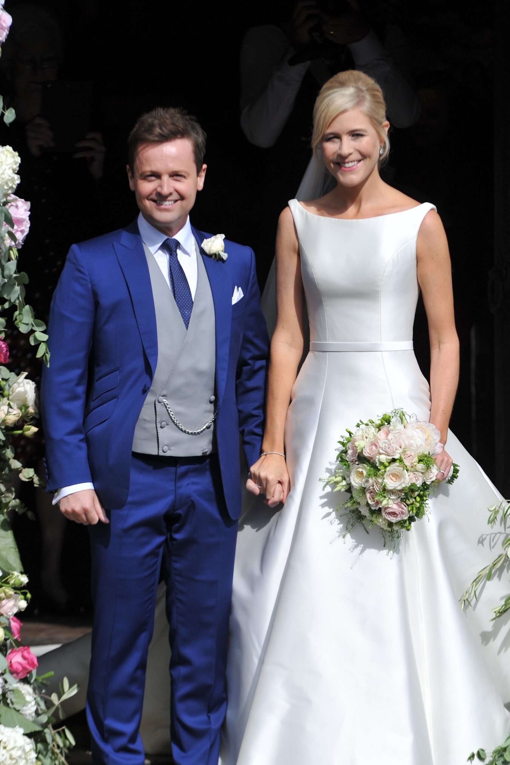 Declan Donnelly and wife Ali on their wedding day