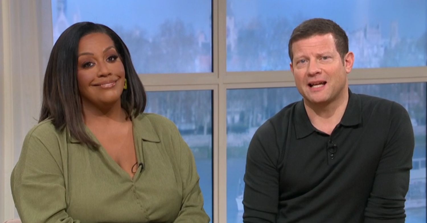 Alison Hammond and Dermot O'Leary presenting This Morning