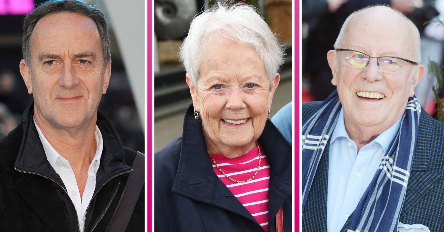 One Foot in the Grave cast smiling