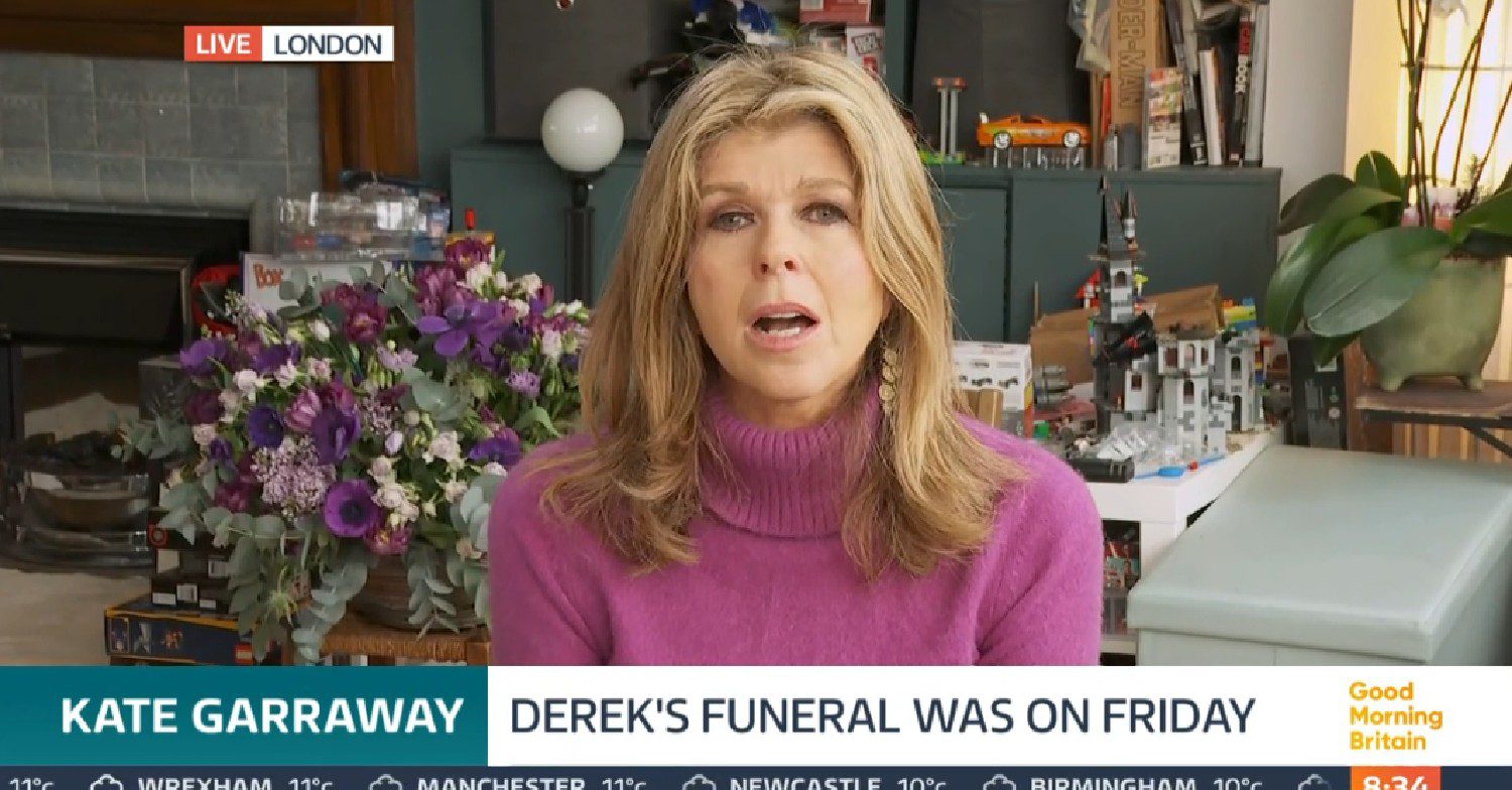 Kate Garraway speaking in GMB interview today