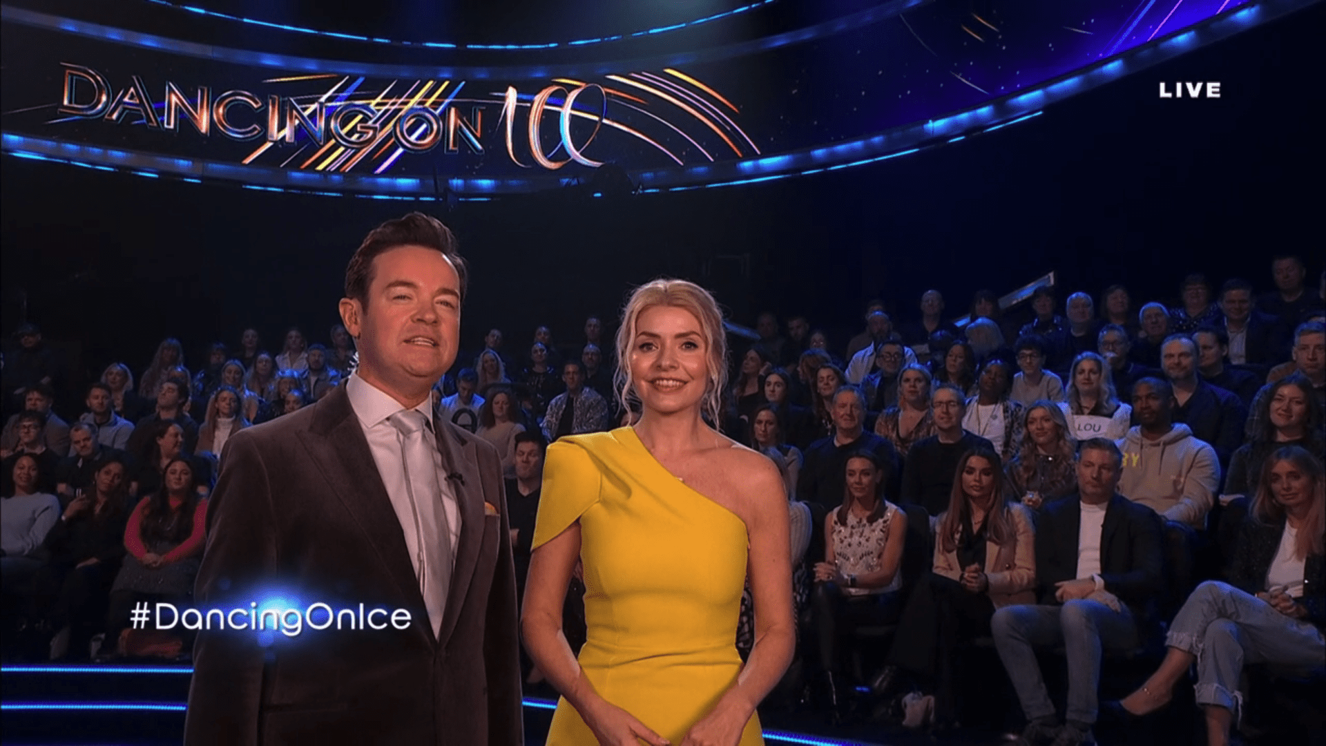 Stephen Mulhern and Holly Willoughby on Dancing On Ice