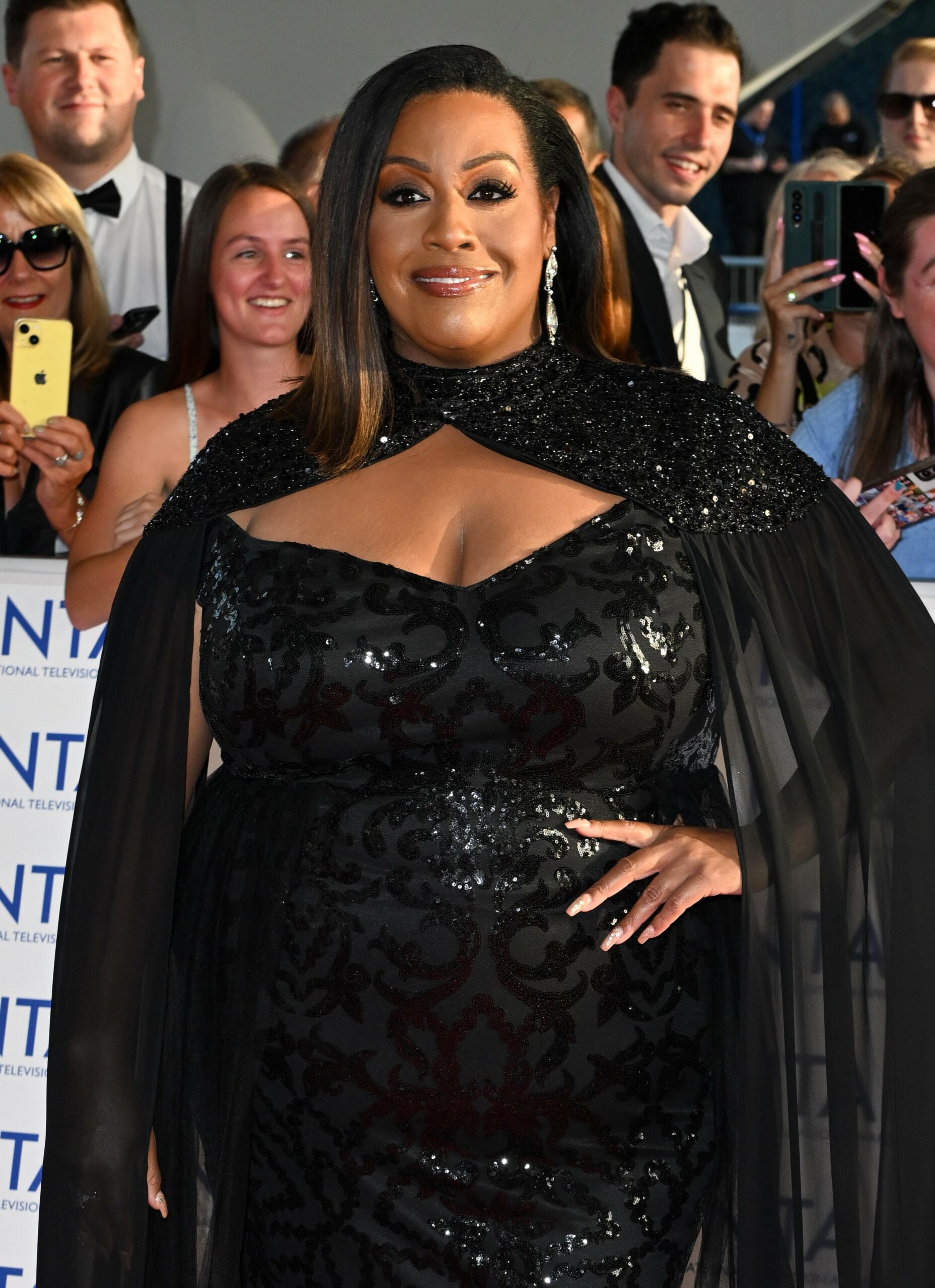 For the Love of Dogs star Alison Hammond smiling at NTAs
