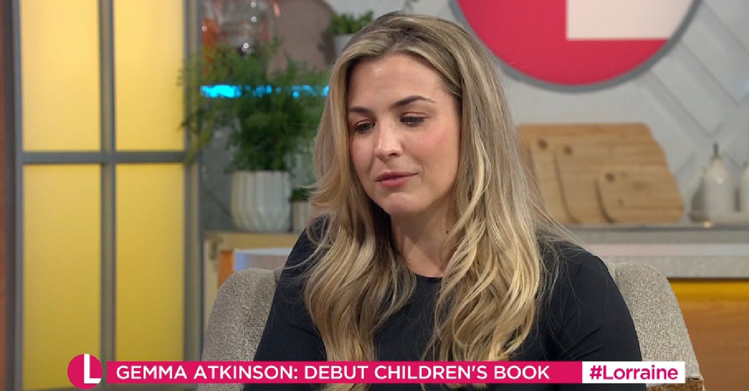 Gemma Atkinson speaking on Lorraine