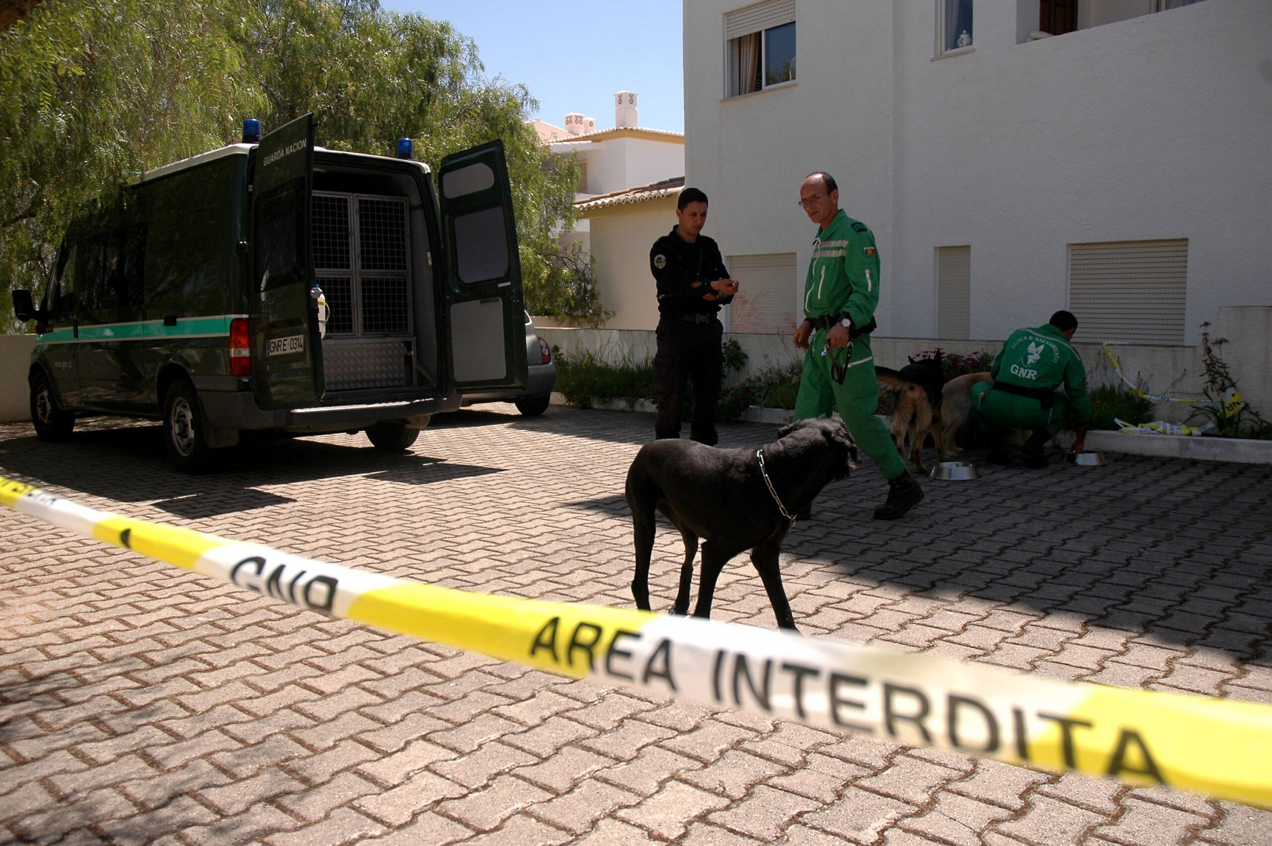 Crime scene photo of Madeleine McCann disappearance in Portugal