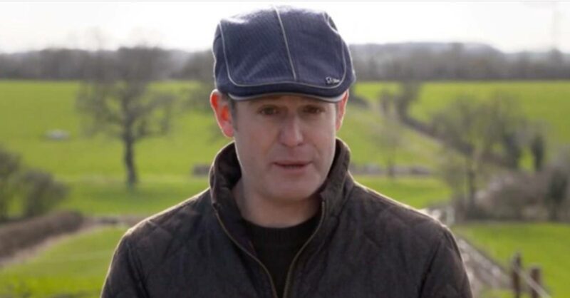 Countryfile host Matt Baker looks to camera