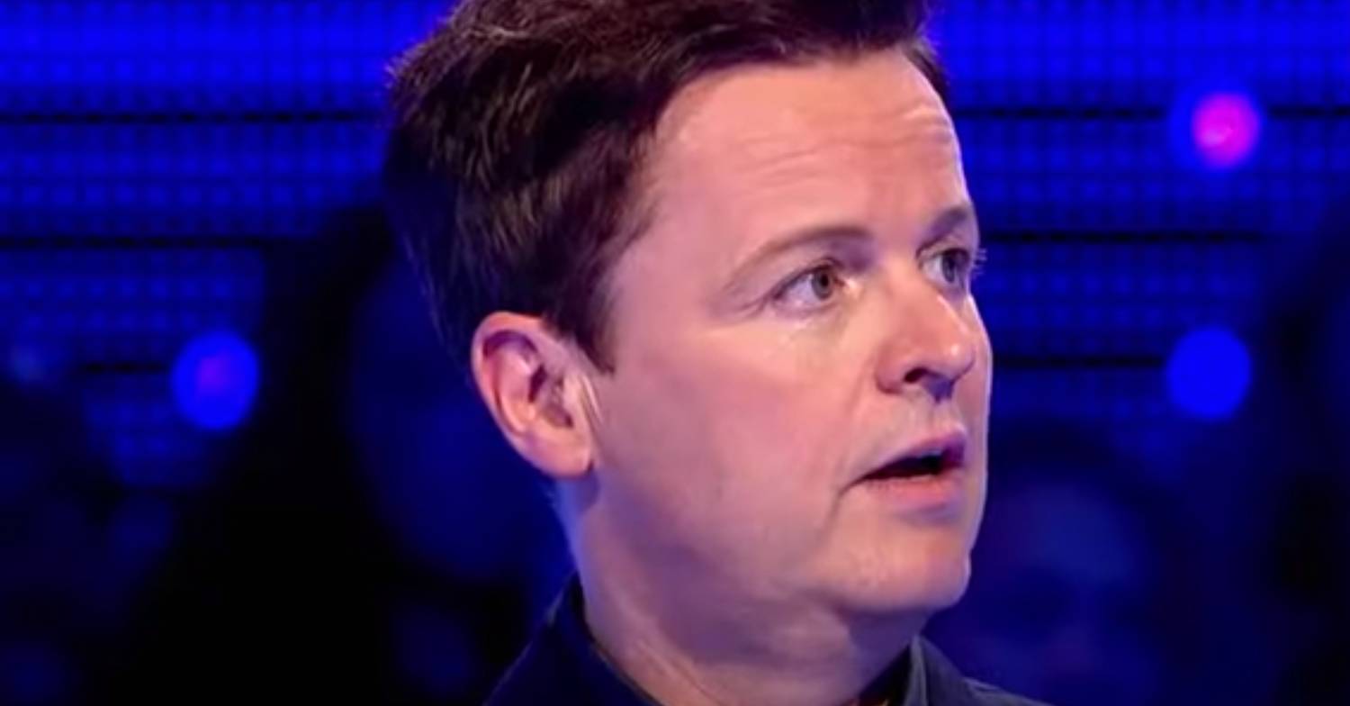Declan Donnelly looks concerned