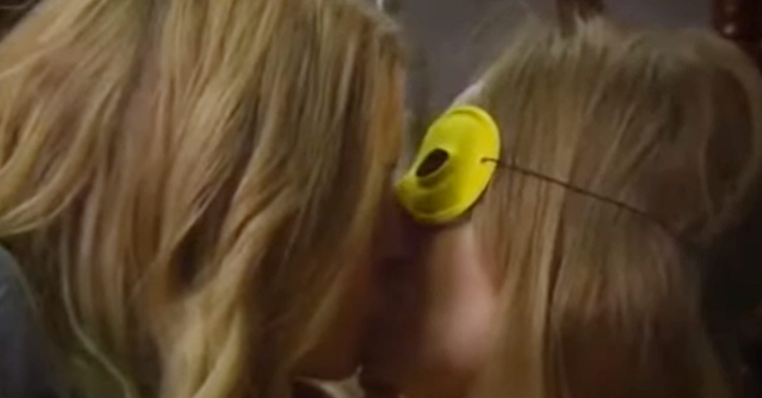 Emmerdale's Charity and Vanessa are kissing