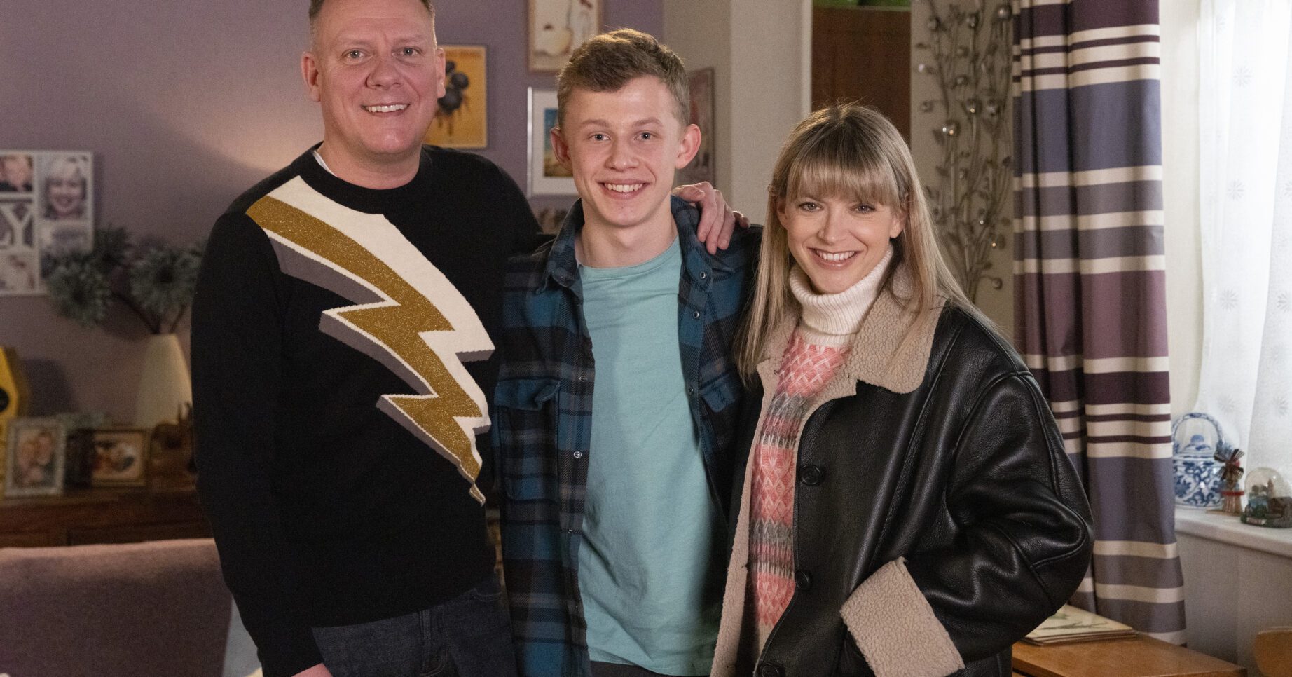 Coronation Street's Violet, Sean and Dylan