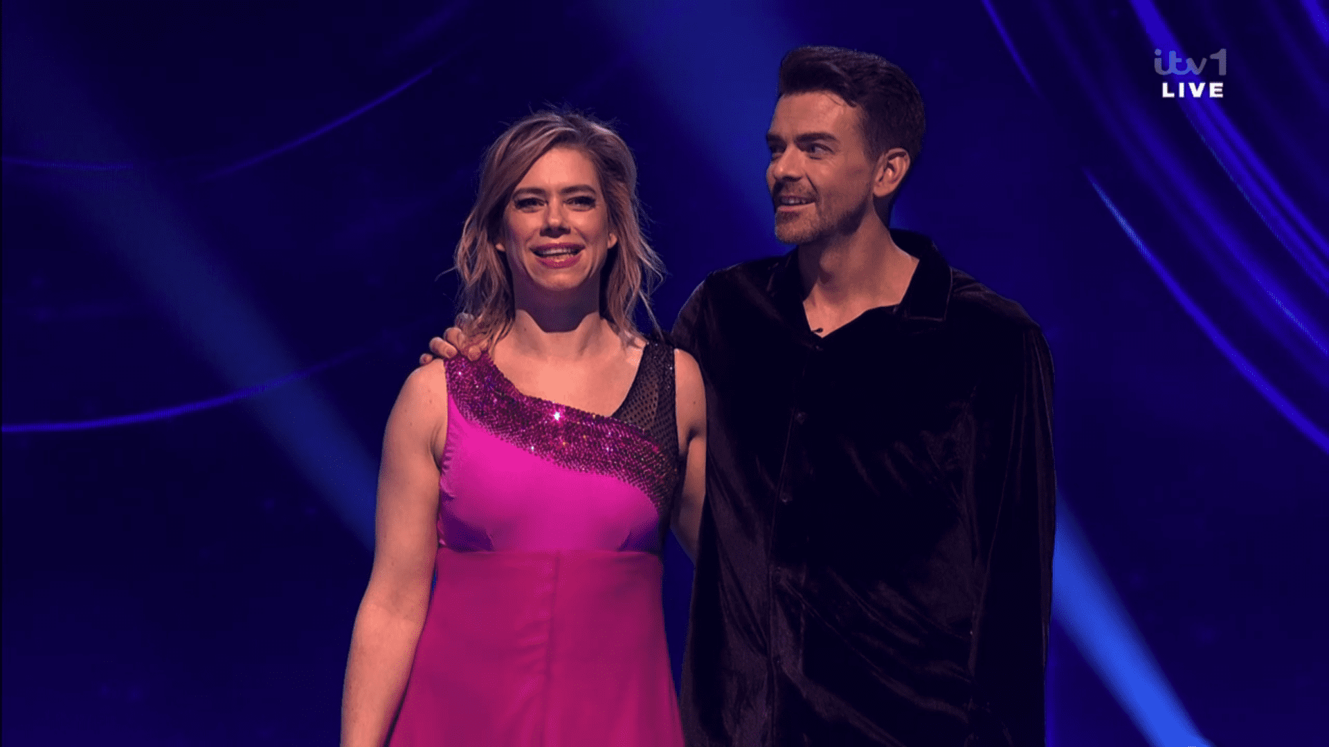 Lou Sanders on Dancing On Ice