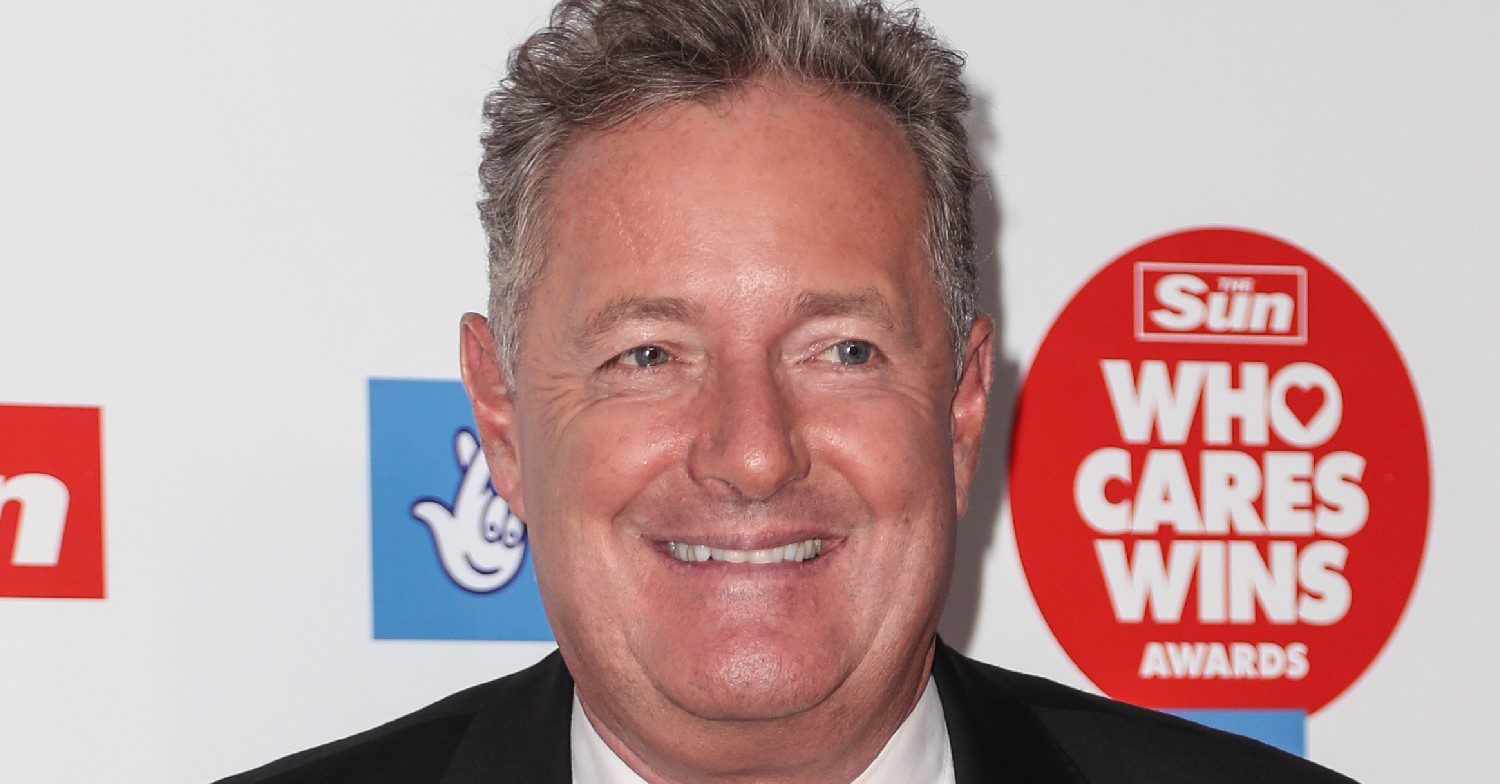 Piers Morgan smiling