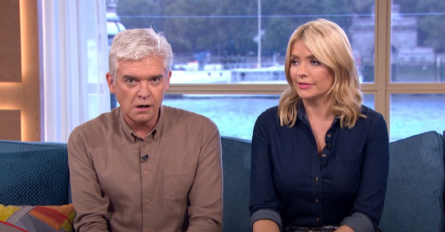 Phillip Schofield and Holly Willoughby on This Morning on ITV