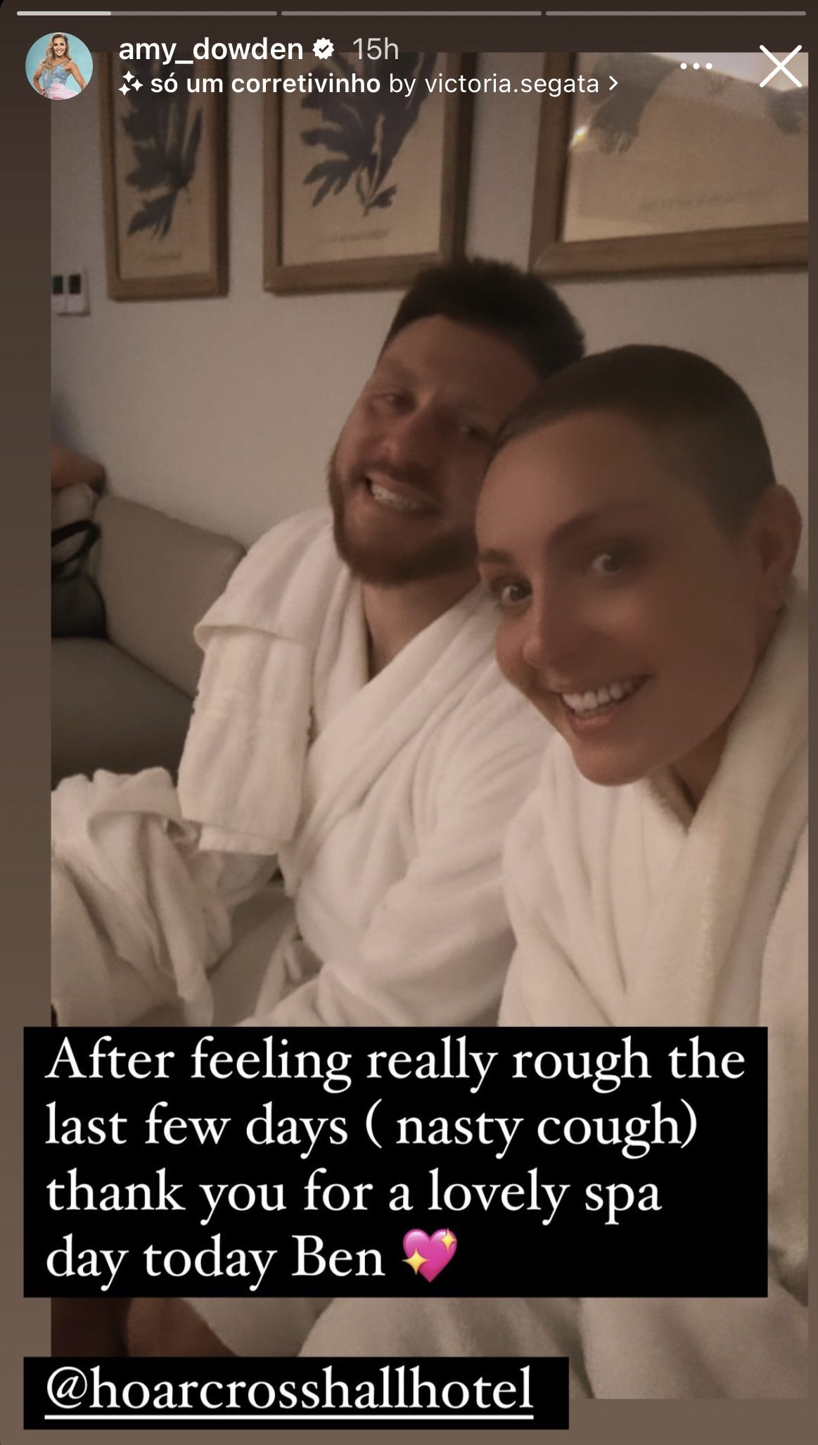 Amy Dowden Instagram Story