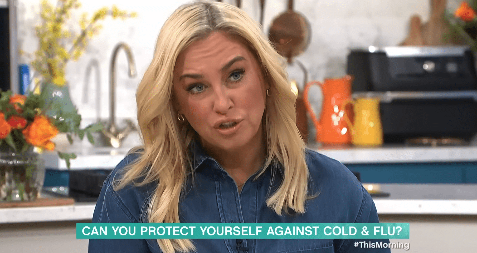 Josie Gibson chatting on This Morning