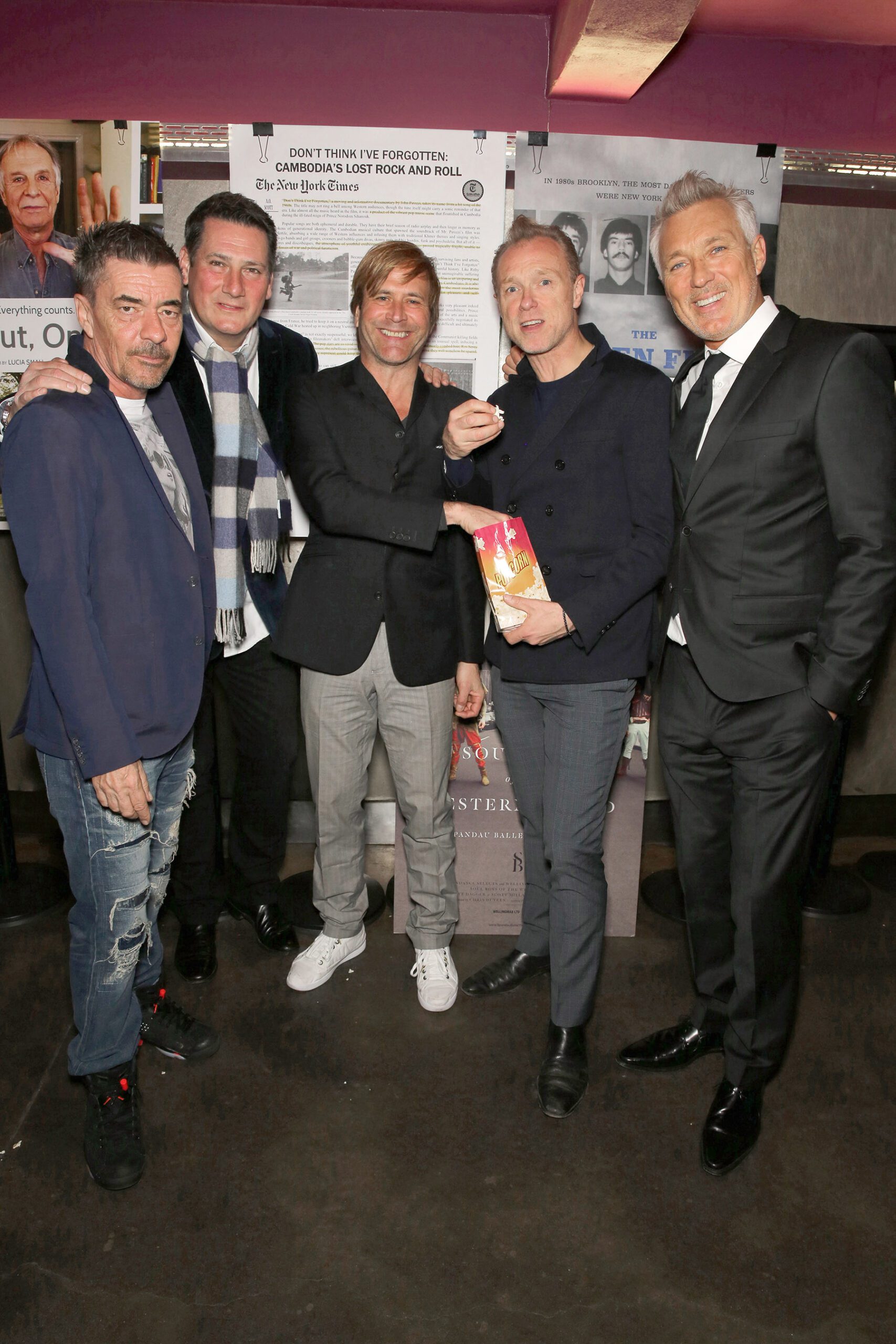 Spandau Ballet smiling