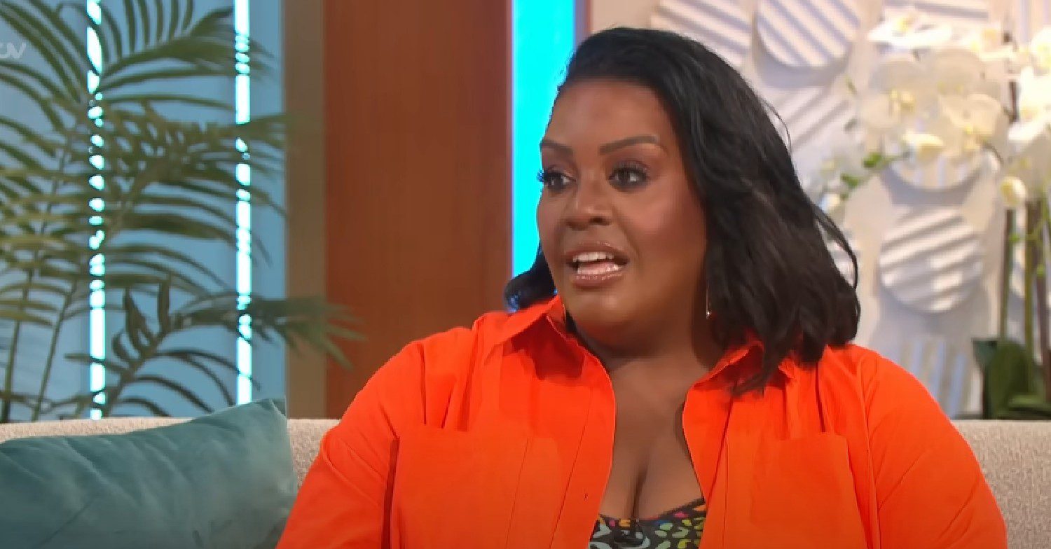 Alison Hammond speaking on Lorraine