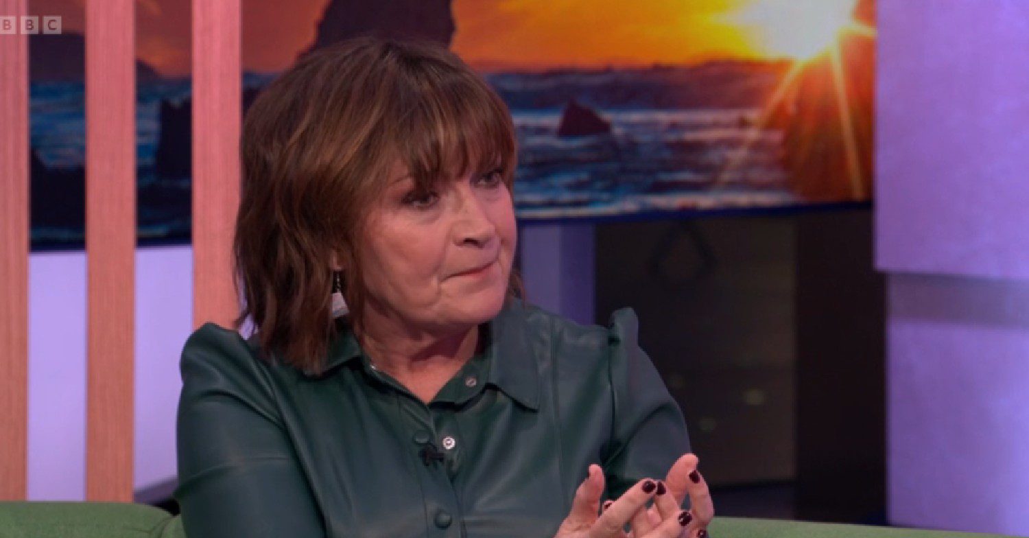 Lorraine Kelly speaking on The One Show