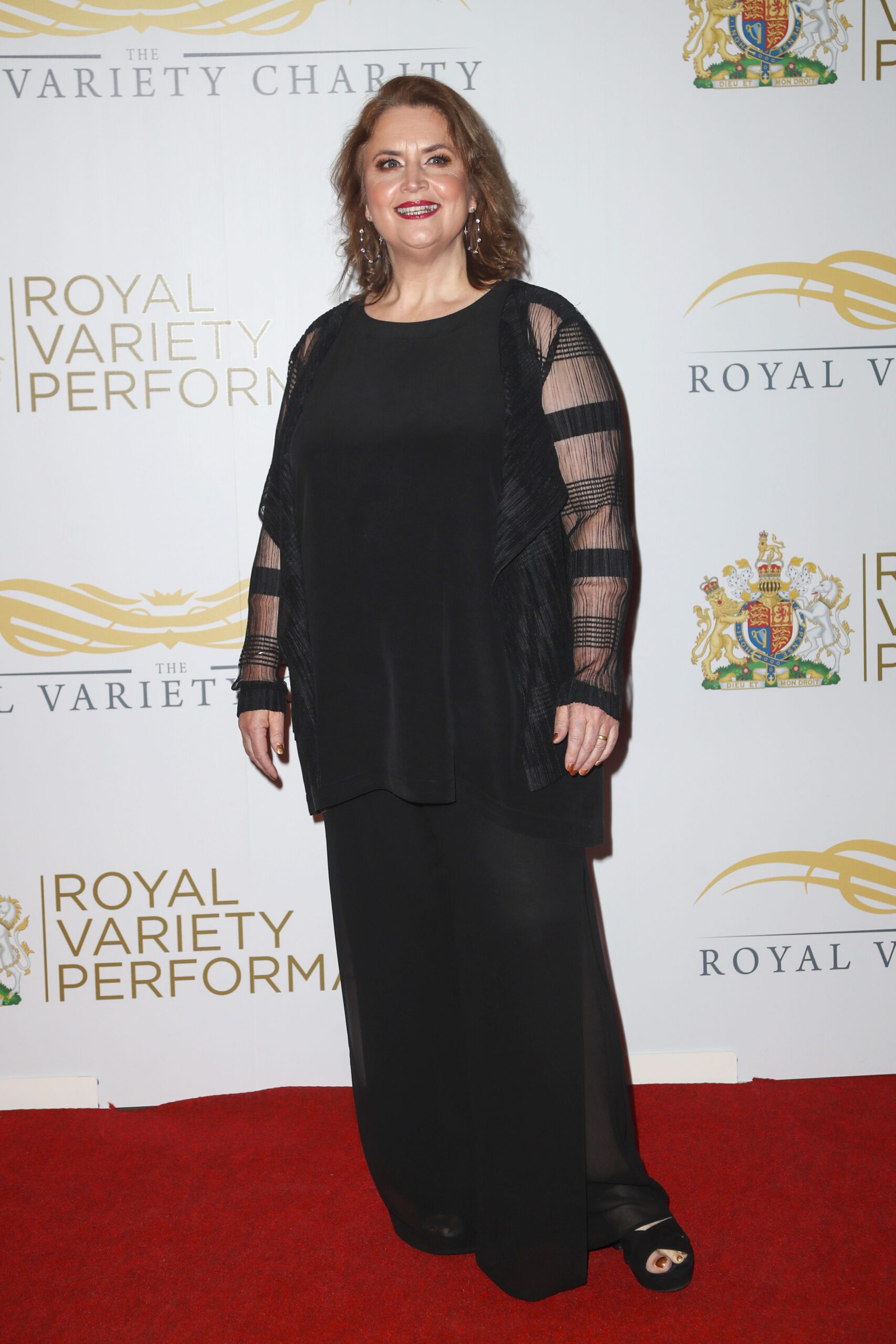 Ruth Jones on the red carpet at The Royal Variety Performance 2023