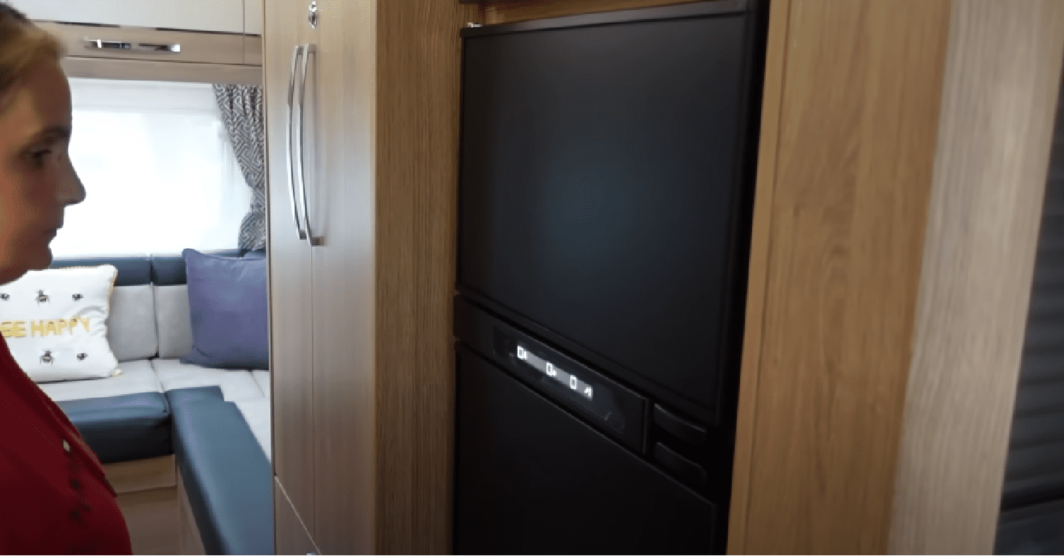 Sue and Noel Radford show inside motorhome