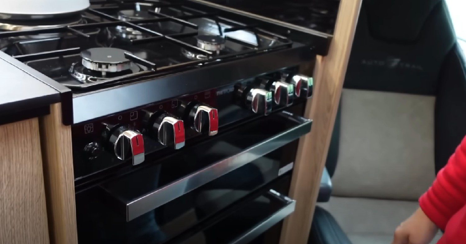 Radfords show inside motorhome