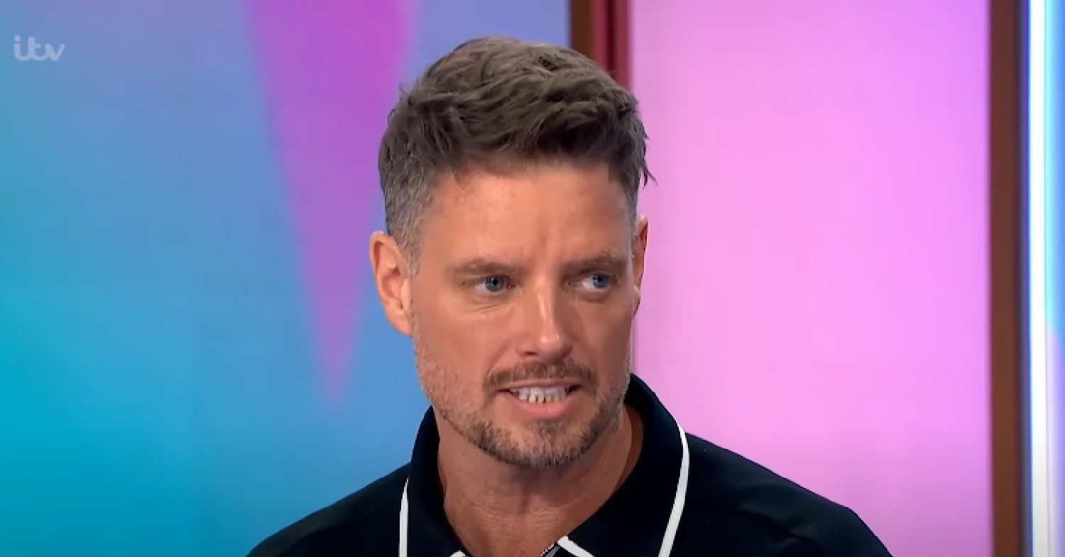 Keith Duffy speaking on Loose Women