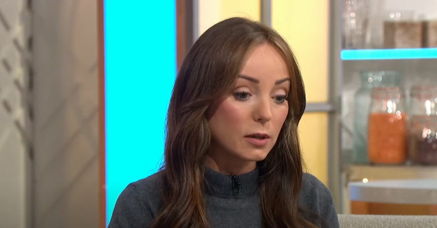 Helen George speaking on Lorraine