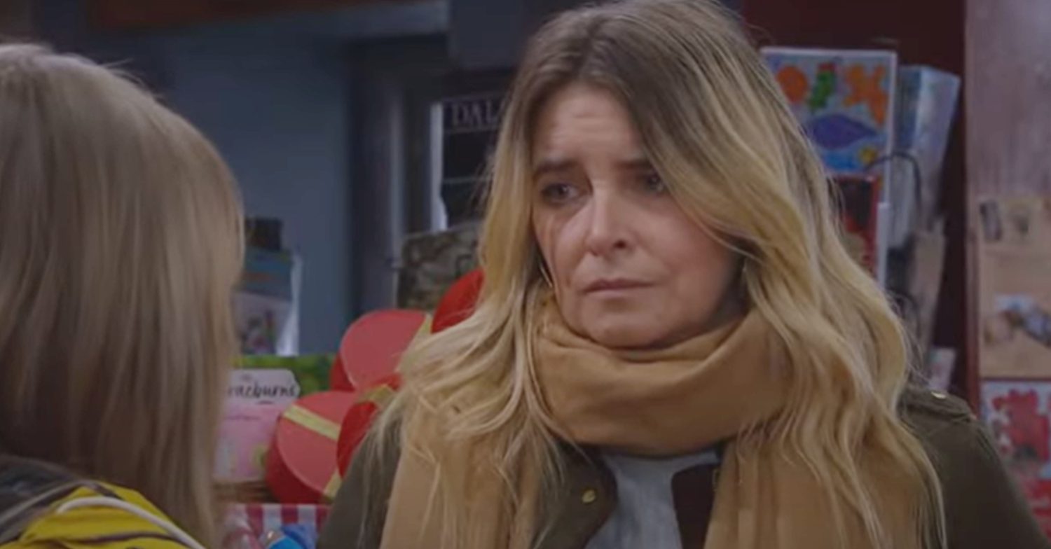 Emmerdale's Charity is speaking to Vanessa in the shop