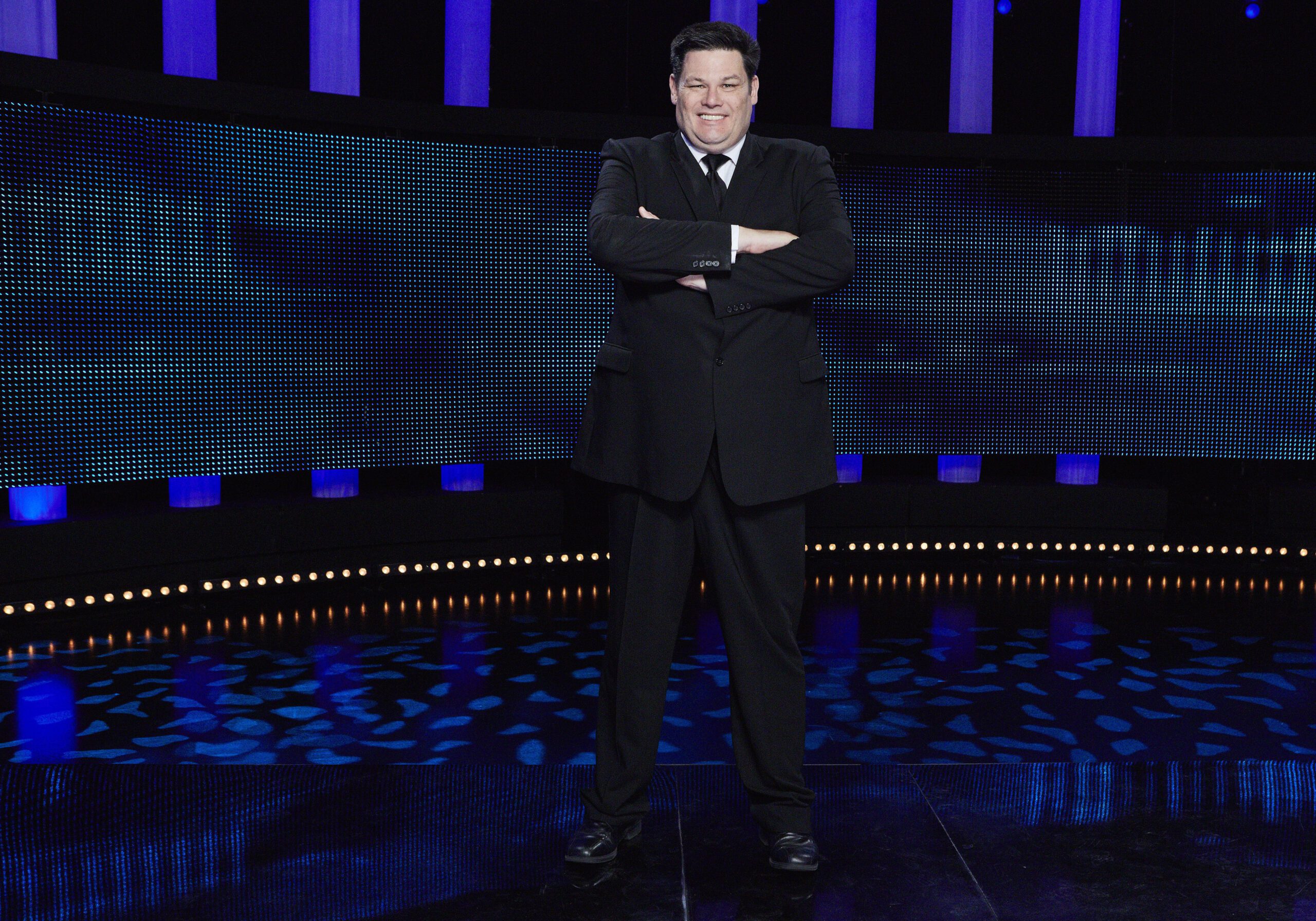 The Chase star Mark Labbett looking smart in promotional shot for the show