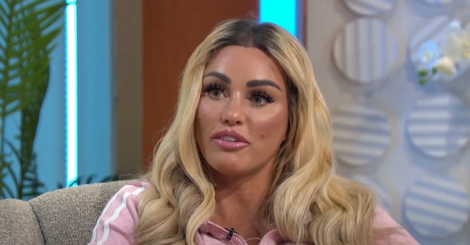 Katie Price speaking on Lorraine