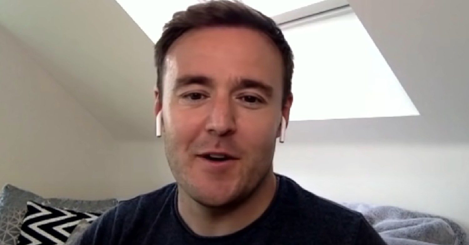 Alan Halsall speaking on This Morning
