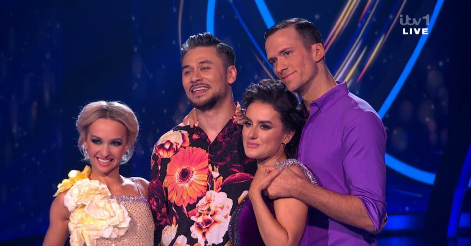 Dancing On Ice Amber Davies and Ricky Norwood 