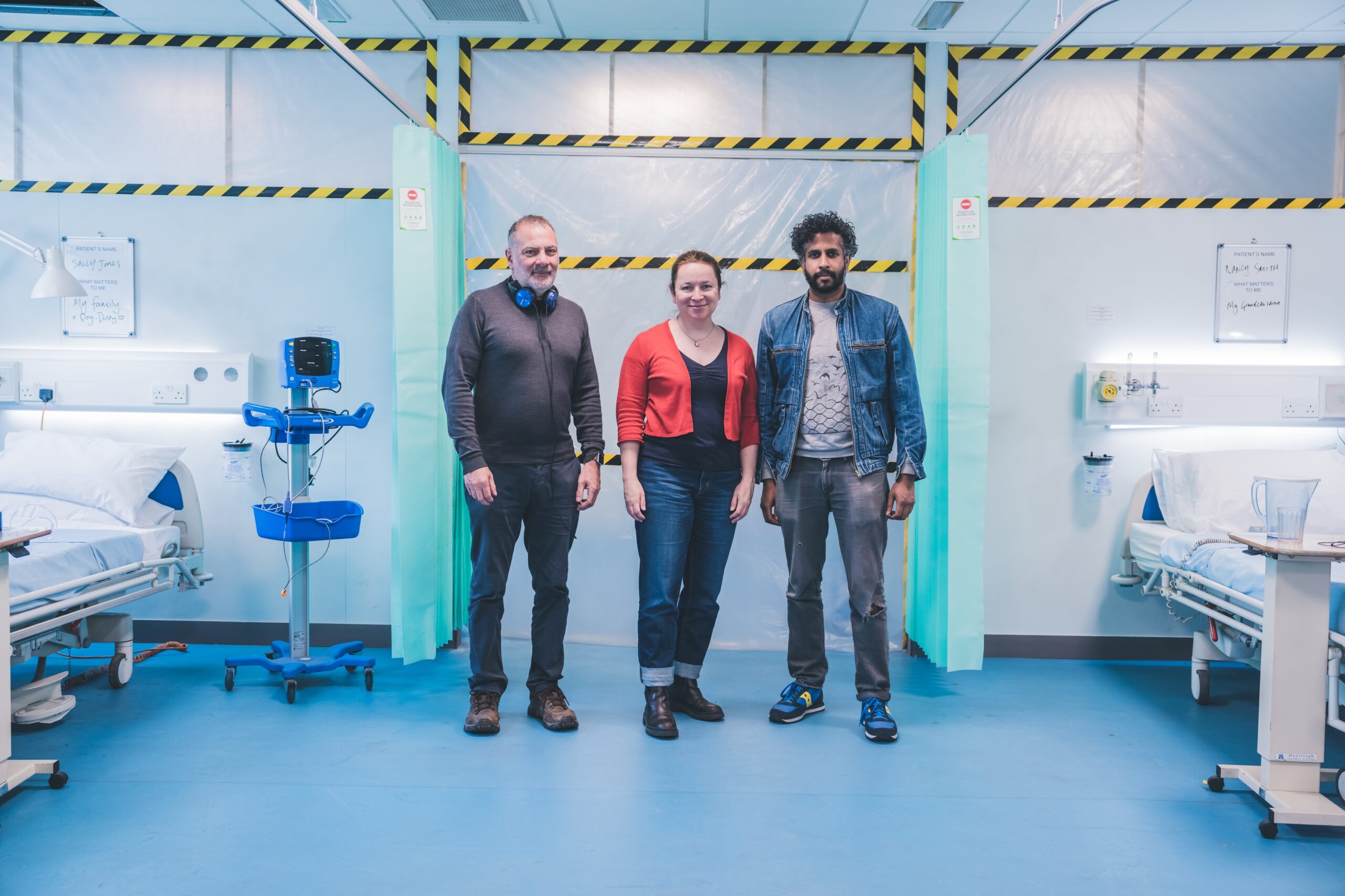 Former medics Jed Mecurio, Rachel Clarke, and Prasanna Puwanarajah wrote Breathtaking (Credit: ITV)