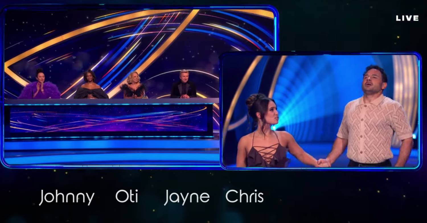 Dancing On Ice 2024 star Ryan Thomas looks emotional as he receives judges' scores
