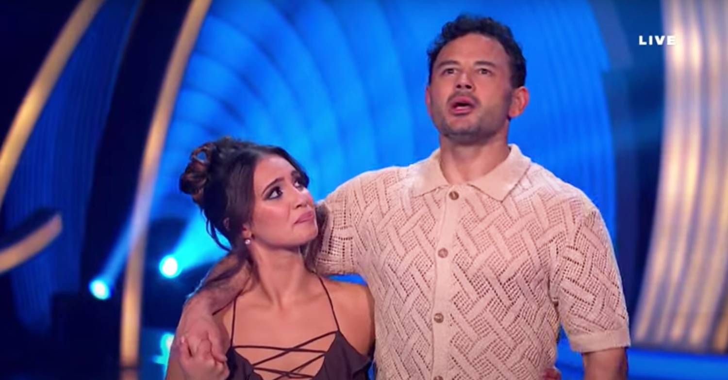 Dancing On Ice 2024 star Ryan Thomas looks emotional