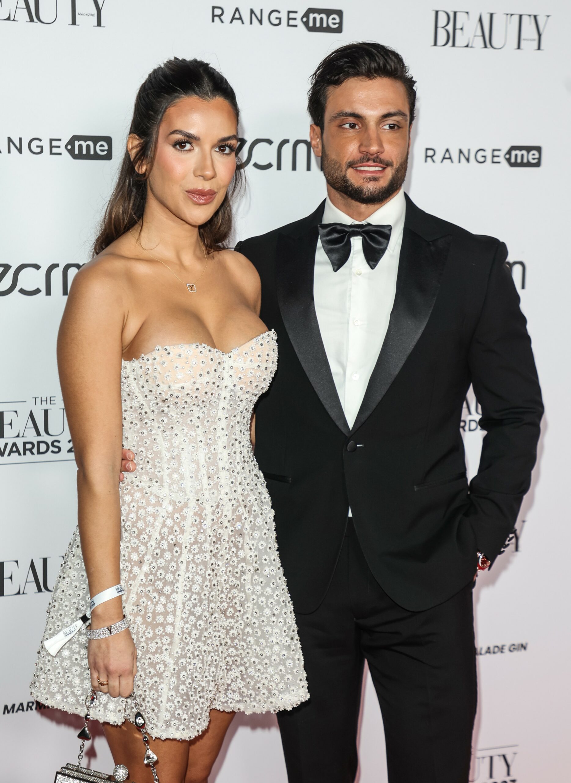 Ekin-Su and Davide posing at event