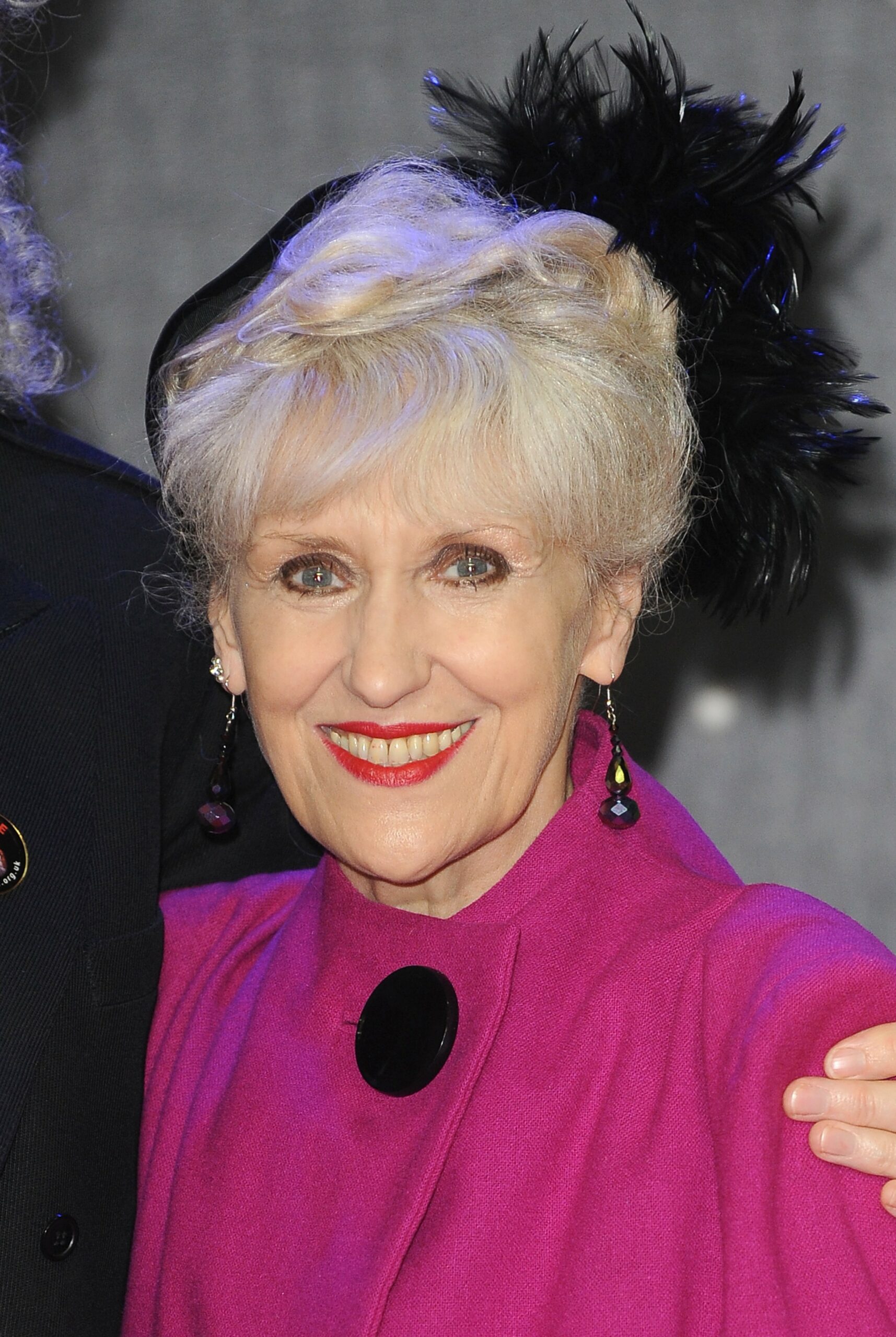 Anita Dobson smiling